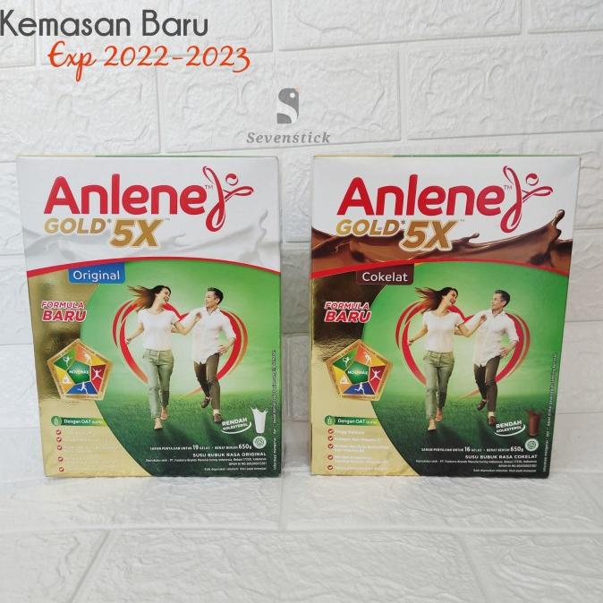 

[ COD ] Anlene Gold Plus 650gr Original Vanilla Cokelat 5x Hi Calcium