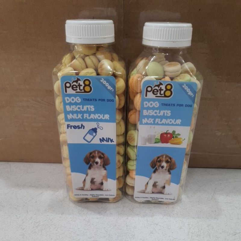 Biskuit Pet8 Dog Biscuits Bone 200gr