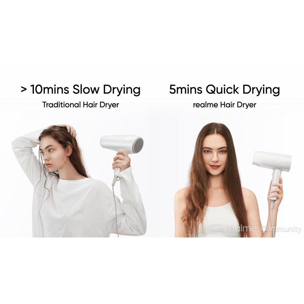 REALME HAIR DRYER FAST DRYING NEW GARANSI RESMI