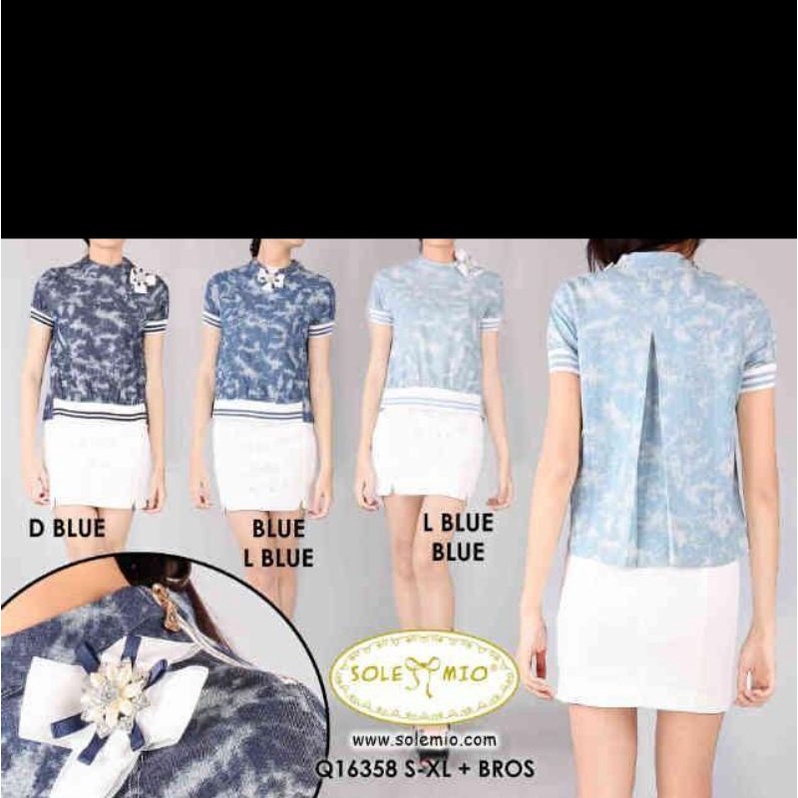 SALE Atasan SOLEMIO Q16358