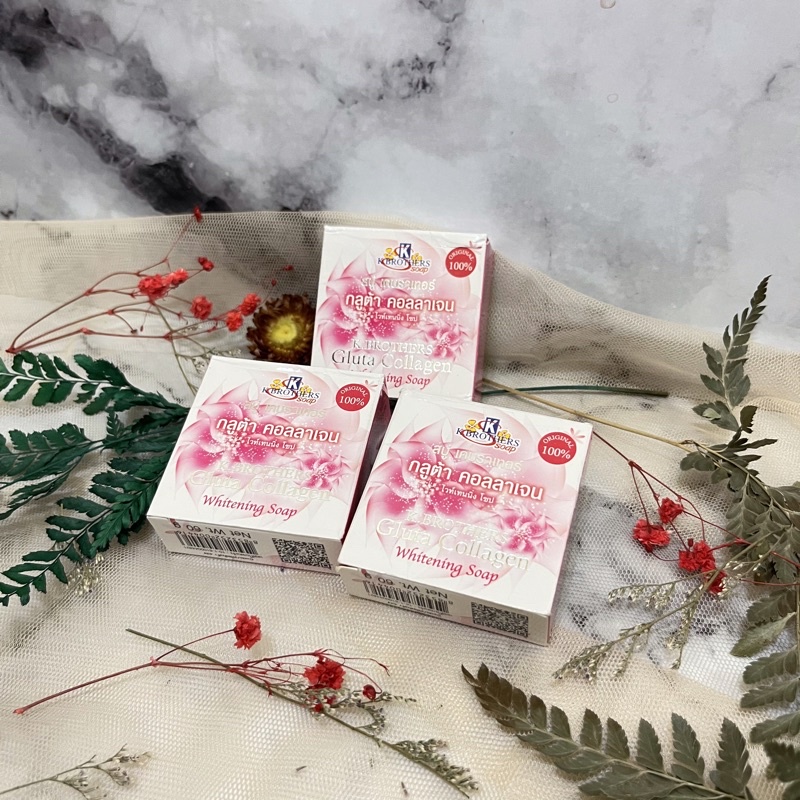 K Brothers Gluta Collagen Whitening Soap Original Thailand