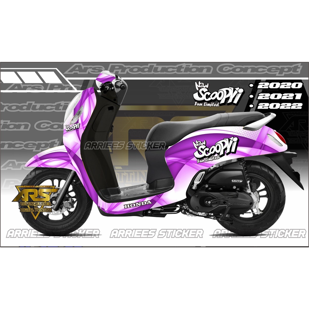 DECAL STICKER ALL NEW SCOOPY PRESTIGE 2022. DECAL SCOOPY 2020 . 2021 . 2022 FULL BODY .