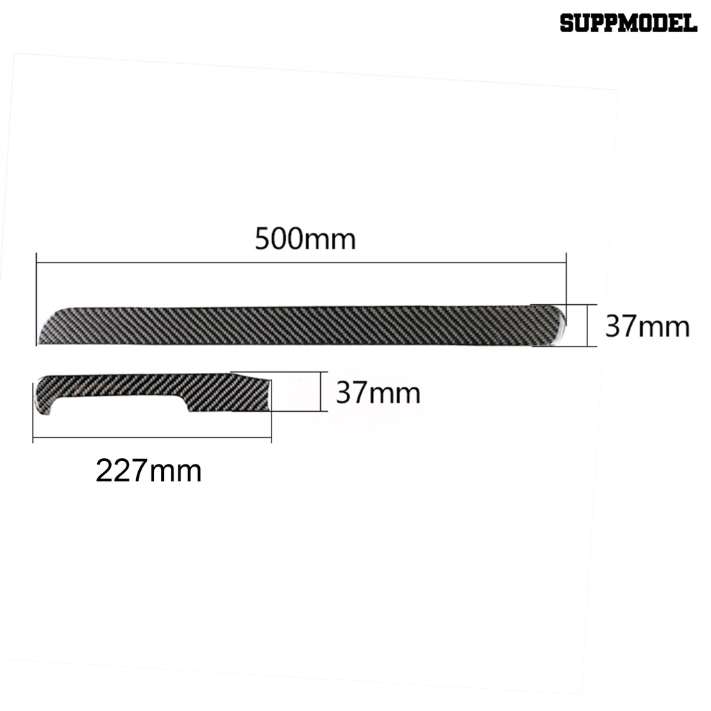 Sm - 2Pcs Stiker Dekorasi Central Control Dashboard Mobil Untuk VW Golf 6 R MK6 08-12