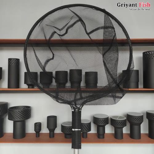 Serokan Ikan Koi Jumbo Seser D80 Ringan Serok Anti Karat