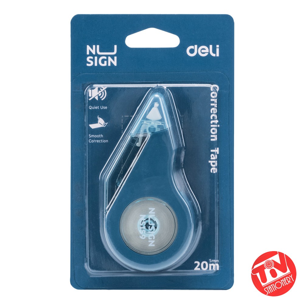 

Correction Tape Deli Nusign ENS159 (5mm x 20m)