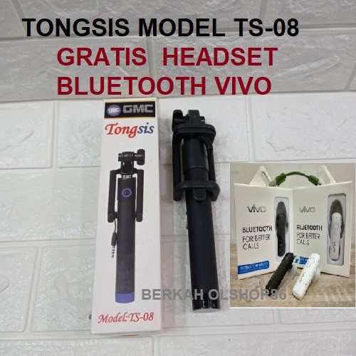MEGA PROMO TONGSIS HP MODEL TS-08 GRATIS HEADSET BLUETOOTH VIVO / TONGSIS SEMUA TYPE HANDPHONE / HP 