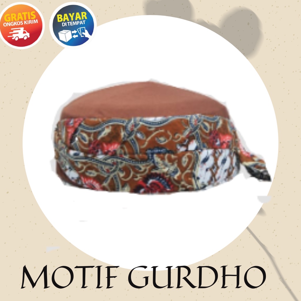 Peci Batik Jogokariyan Motif Gurdho Muktamar Muhammadiyah Ke-48