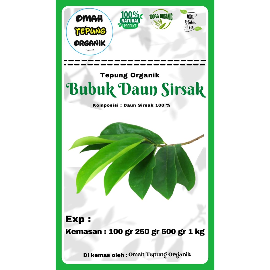 

Bubuk Daun Sirsak Murni kemasan 100 gram/Tepung Daun Sirsak Murni kemasan 100 gram/Bubuk Daun Sirsat Murni/Tepung Daun Sirsat