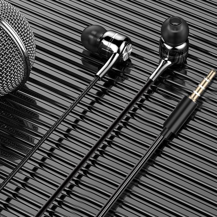 Stok Terbaru TACOO Wired Headset Earphone bass In-Ear Deep Bass Stereo + Microphone kualitas suara t