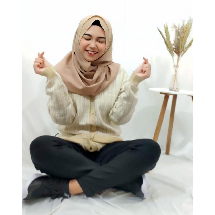 TokoMilkan - Cardigan Rajut Wanita Premium | Cardigan Big Size Halus Lembut Tebal ALYSIDA