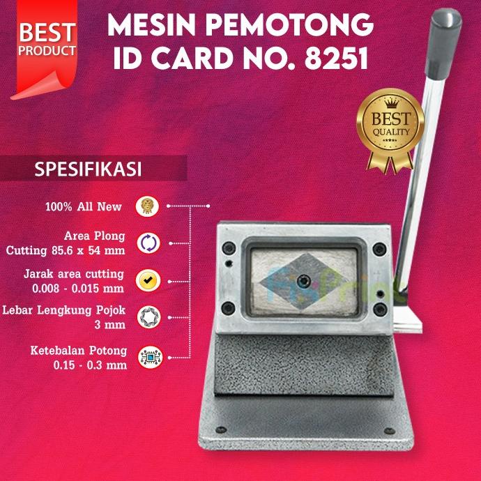 

Mesin Plong ID Card / Alat Pemotong Kertas PVC Cutt Cutter No 8251