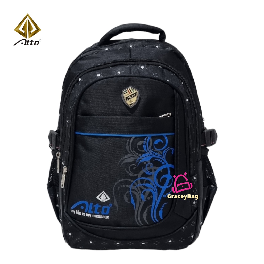 GB-77033F Tas Ransel Sekolah Anak Laki-laki Alto Size Kecil 16&quot;