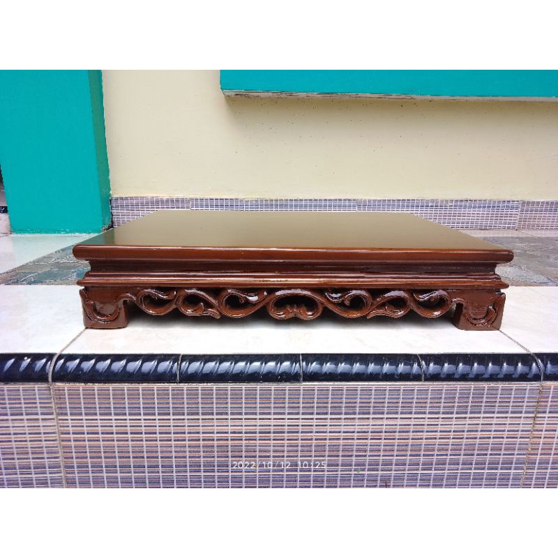 Meja bonsai/ tatakan pot bonsai/ tatakan patung dewa 40x30