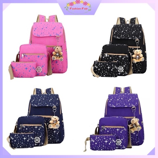 [LOKAL] Fashion Fair - TAS KLIPE - Tas Ransel Backpack Korea Fashion Morymony