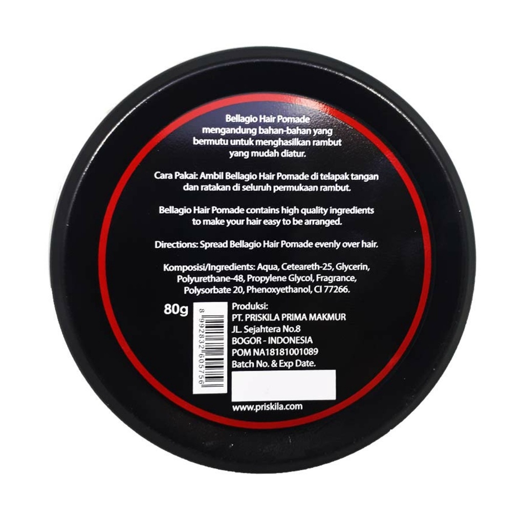 BELLAGIO HOMME STYLING CLAY  90G dan BELLAGIO POMADE // MINYAK RAMBUT BELLAGIO