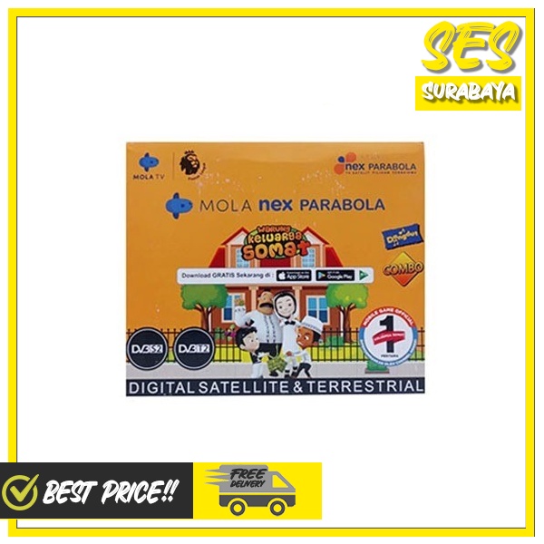SES Receiver Parabola Nex Parabola Combo Set Top Box DVB-T2 Top Quality