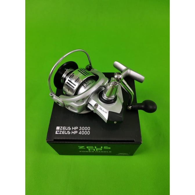 reel lizard zeus HP 3000-4000 power handle spinning gulungan pancing