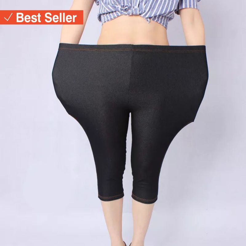 legging standar polos pendek 3/4 untuk BB 45-65 kg