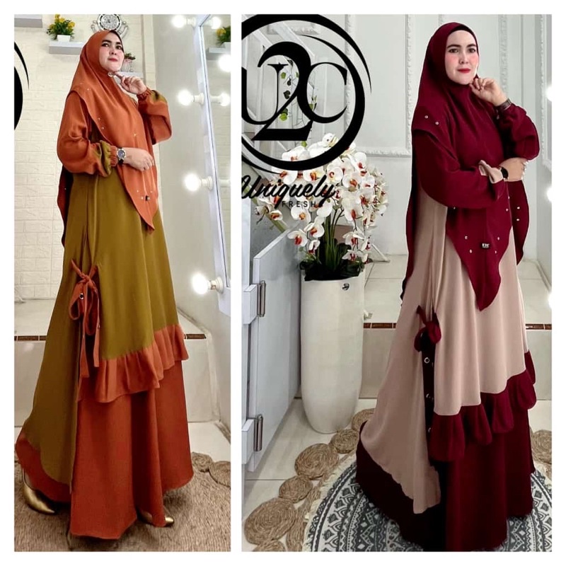 Gamis cantik original NAILA SYARI PREMIUM By U2C