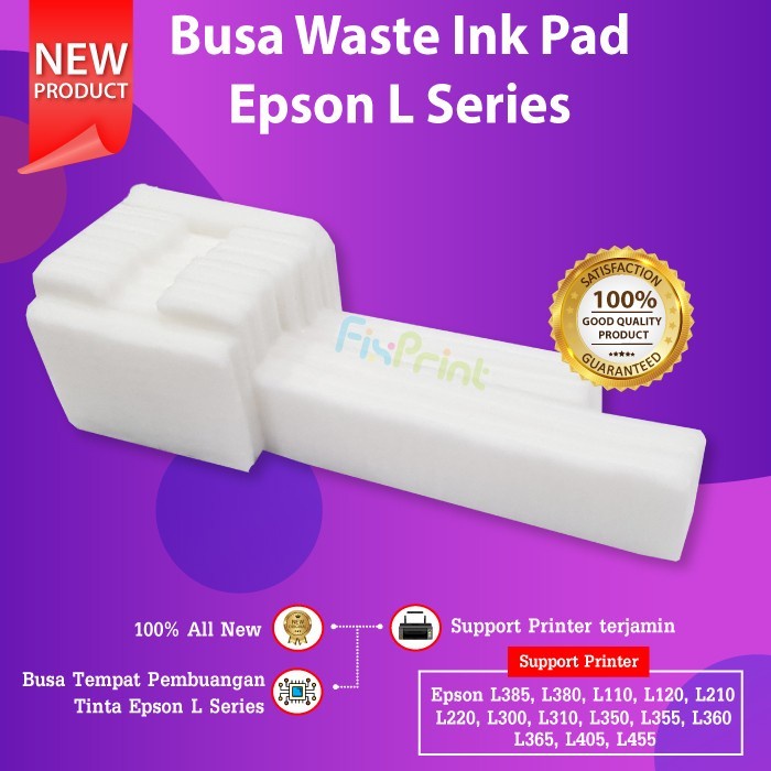 Sparepart Busa Ink Pad Printer Epson L110 L120 L121 L210 Inkpad L220 L300 L310