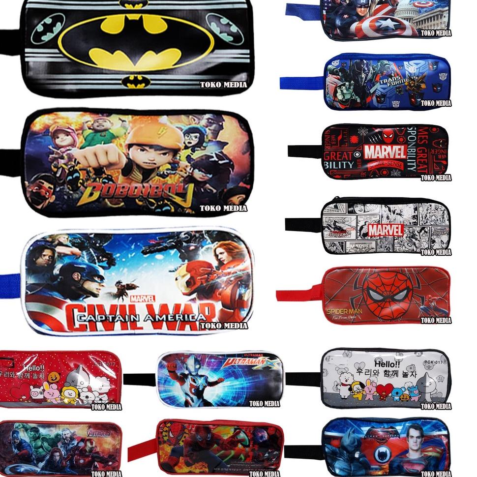 

prfq706 BEST SELLER!! Tempat Pensil Karakter Bahan Tebal Batman Spiderman dll (Boys Series) fzzq796