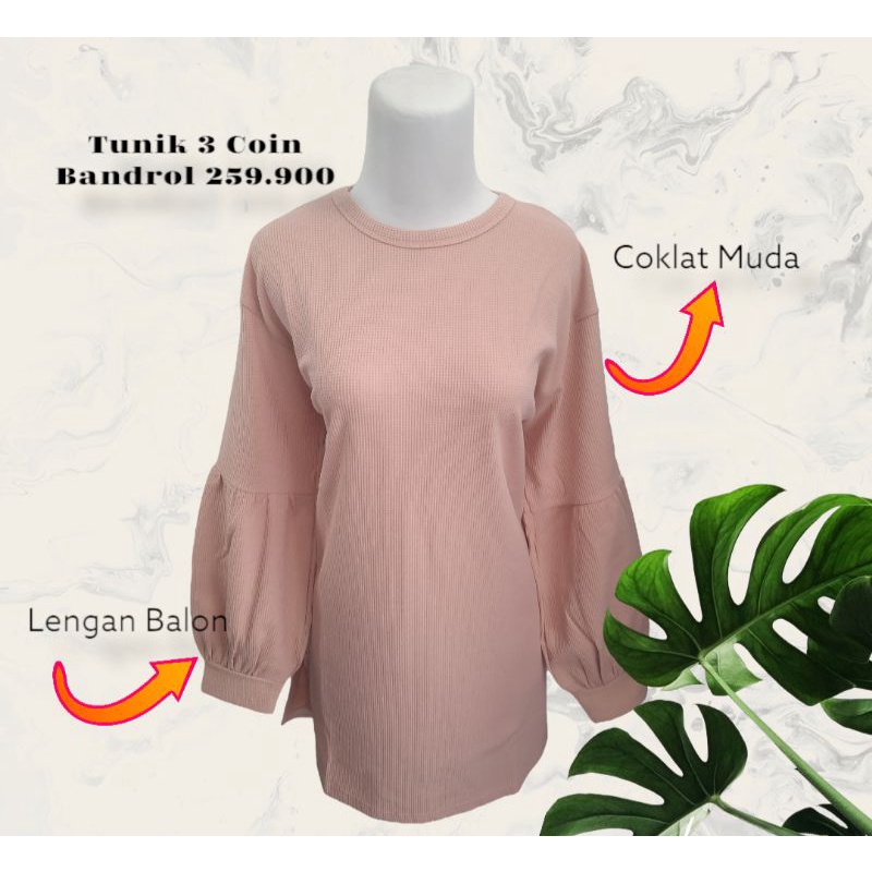 Tunik Wanita 3Coins Tunik Wanita Atasan 3C Atasan Wanita Tunik Three Coins