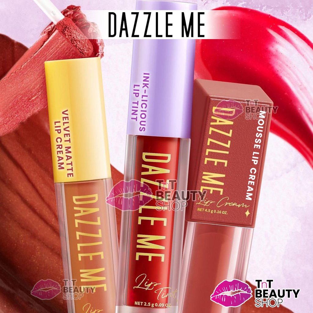 DAZZLE ME Ink-Licious Lip Tint | Velvet Matte Lip Cream | Mousse Lip Cream