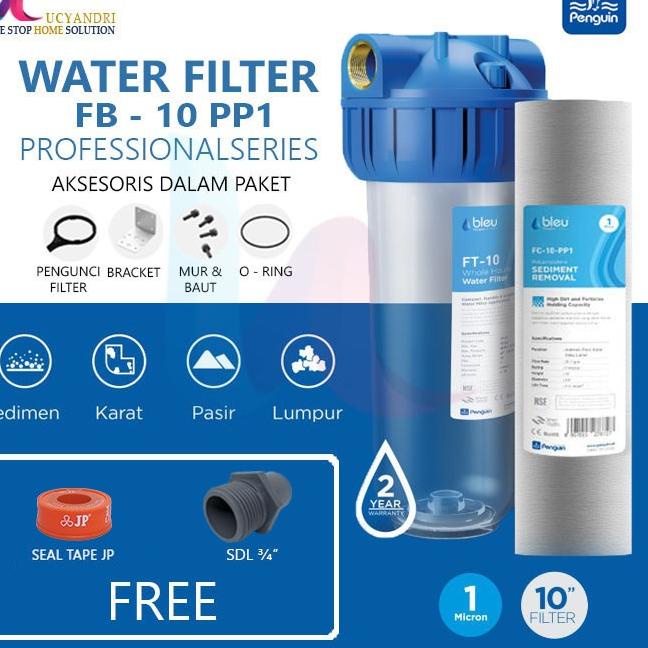 Jual Filter Air Penguin PBF 10 PP PRO Water Filter Sedimen 5 Micron