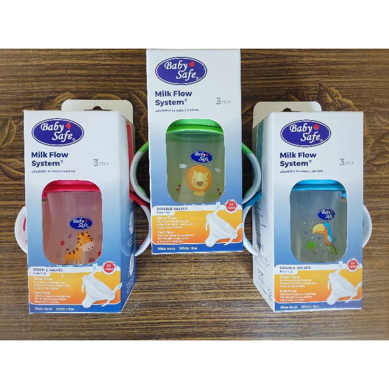 BABY SAFE botol susu wide neck WN30 250ml / BABY SAFE botol susu wide neck WN06 new 250ml
