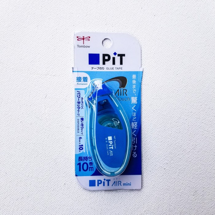 

Tombow Glue Tape PiT AIR Mini PN-EAS 6mm x10m / Lem kertas - PN-EASC40 AND27