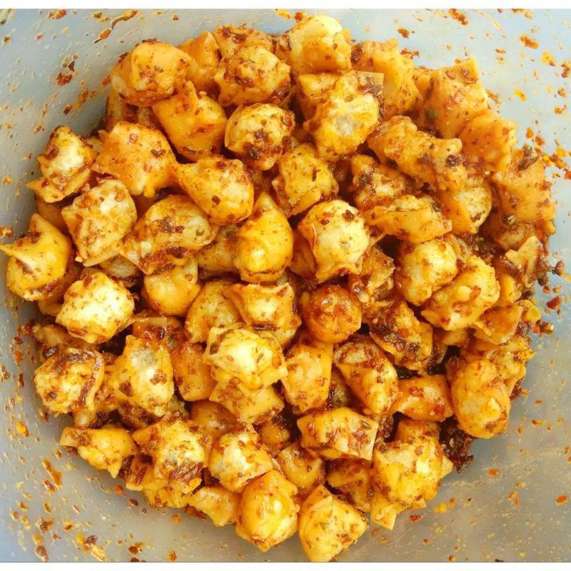 

siomay pedas daun jeruk