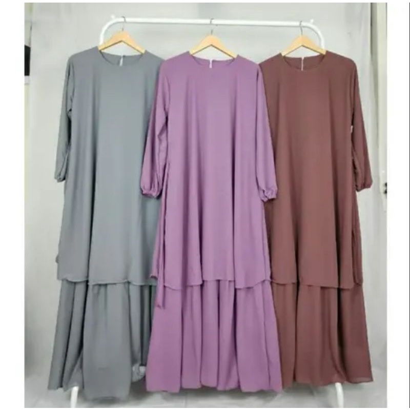 GAMIS MALAYSIA TERBARU / GAMIS MELAYU POLOS / GAMIS WANITA JUMBO / BAJU MUSLIM PEREMPUAN MURAH / DRE