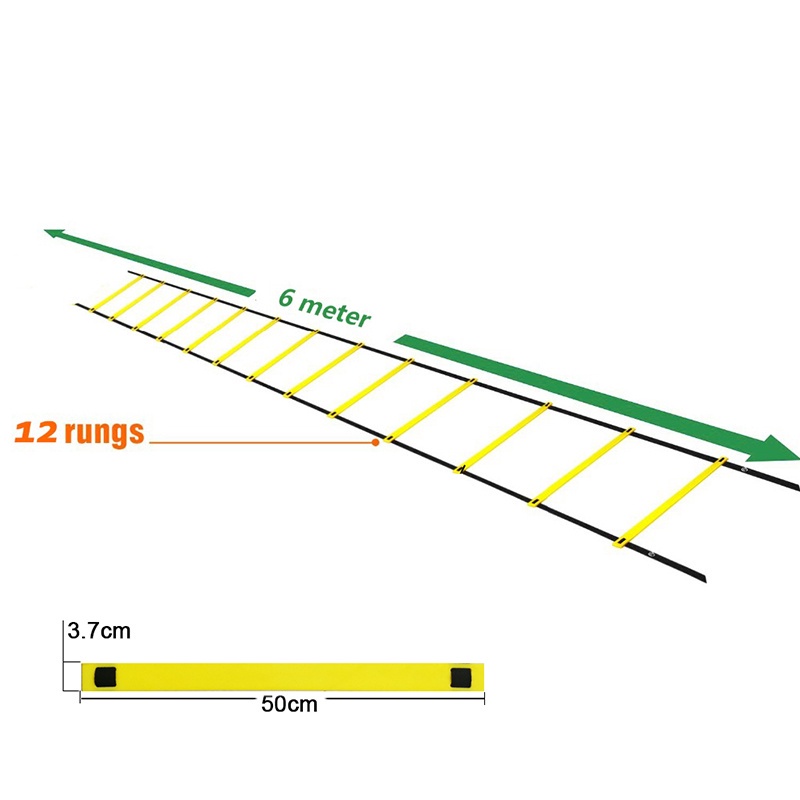 Agility Ladder Drills Speed Tangga Kelincahan Ladder 4 Dan 6 Meter Tangga Kelincahan Ladder Tangga Agility