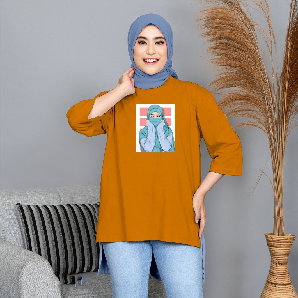 FC - TUNIK BASIC OVERSIZE WANITA HIJAB'S VARIASI 0110 DTF