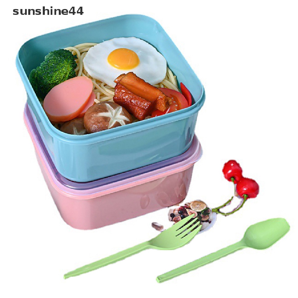 Sunshine Kotak Bekal / Lunch Box Bento Hermetic Microwave Untuk Piknik