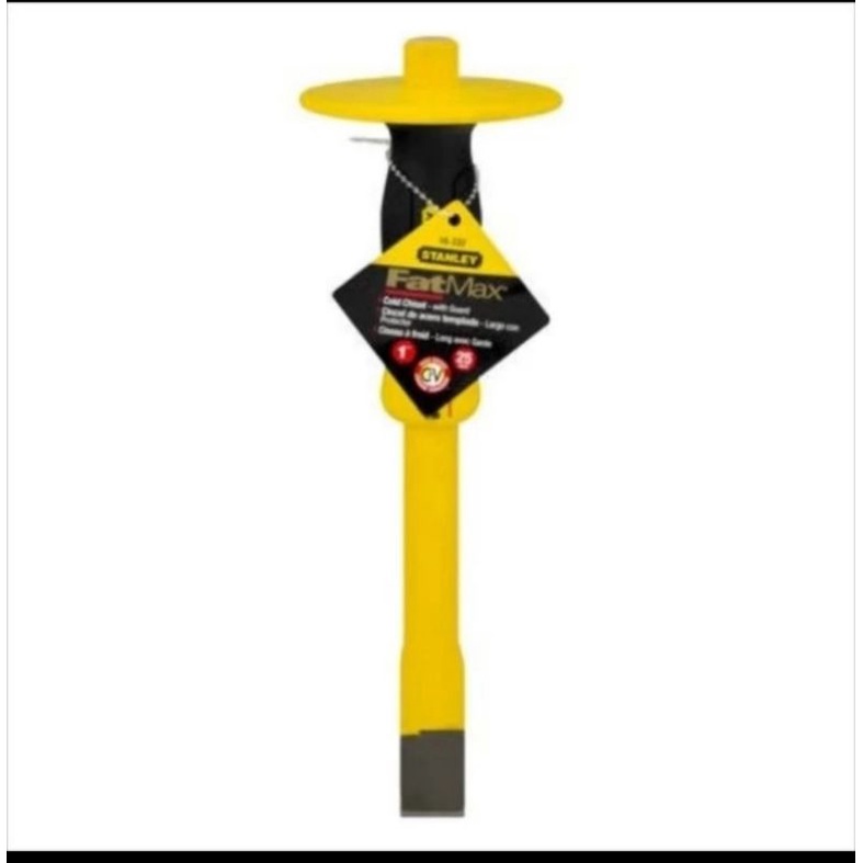 pahat beton ukuran 1" x 12" FatMax Cold Chisel w/ Hand Guard 16-332 Original perkakas stanley