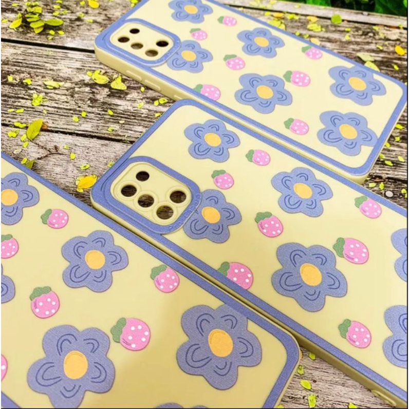 SOFTCASE MOTIF LUKISAN MINYAK BUNGA REALME 5 5I 7I C17 C11 C15 C20 C11 2021 C31 C35 - UA
