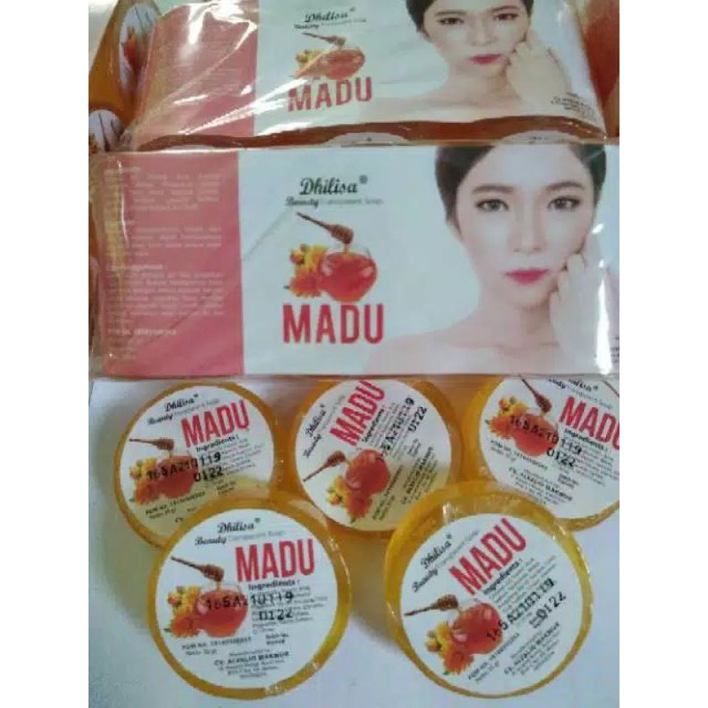 Dhilisa beauty transparent soap madu_sabun madu RUMAH CANTIK