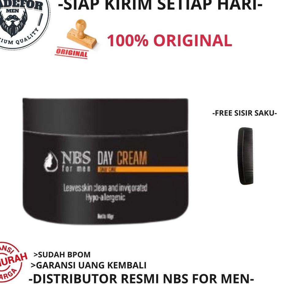 COD NBS FOR MEN DAY CREAM KRIM PAGI NBS FOR MEN NIACINAMIDE SUDAH BPOM buruan