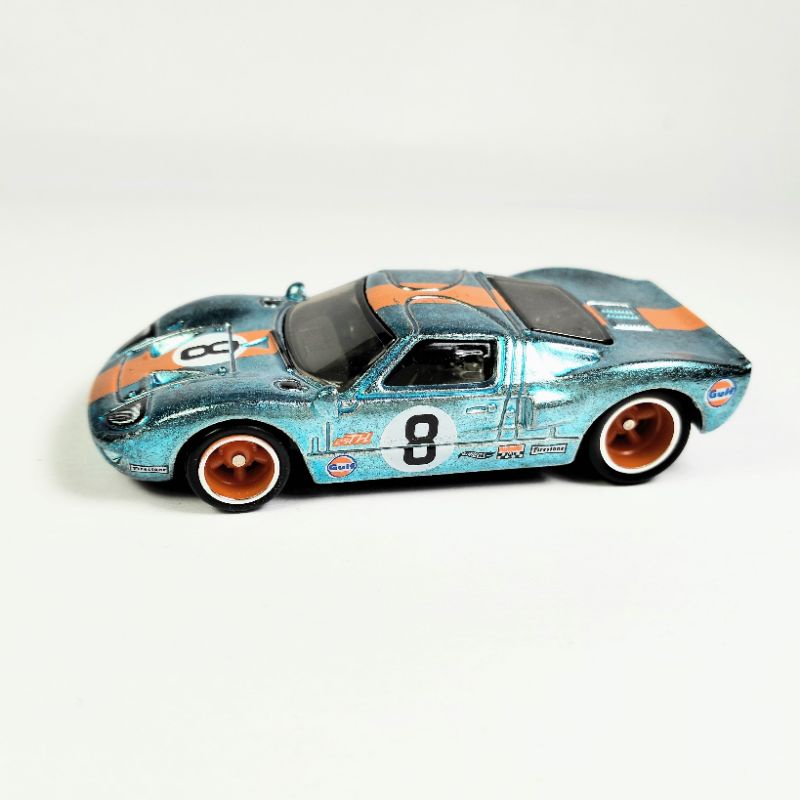 Hot Wheels Ford GT 40 Gulf Super Treasure Hunt TH$ Ban Karet Loose