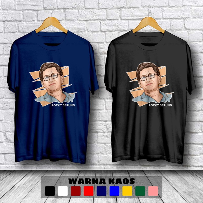 Kaos Rocky Gerung Desain Baju Distro