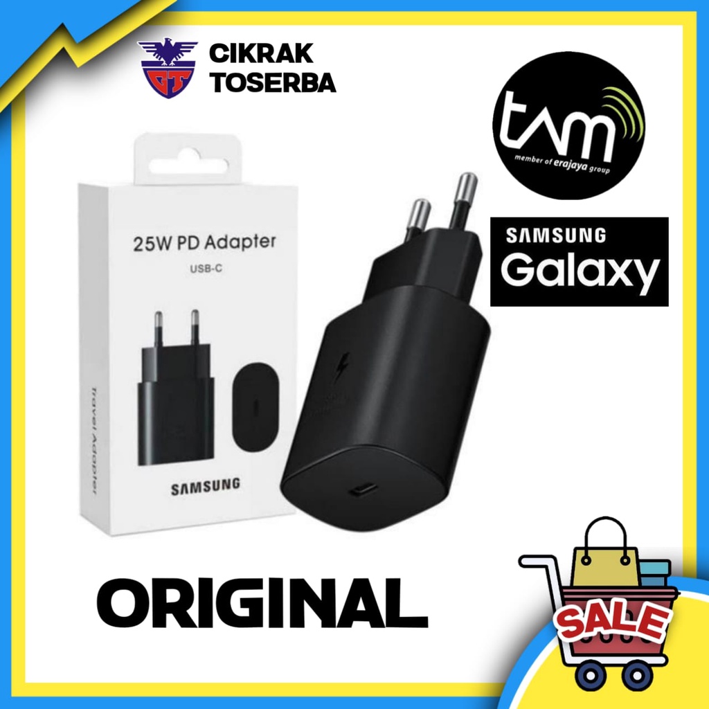 SAMSUNG 25W PD ADAPTER CHARGER EP-TA800NBEGWW ORIGINAL