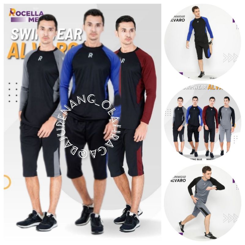 Baju Renang Pria Dewasa Baju Renang Laki Laki  Rocella Swimwear Alvaro Baju Renang Cowok Rocella Ste
