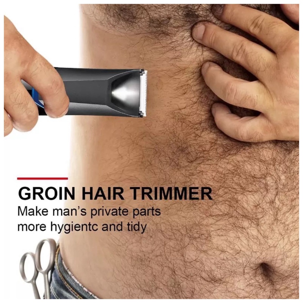 Alat Cukur Rambut Kemei Professional Hair Clipper Body Trimmer Detailer Multi Function Waterproof Mesin Cukuran KM 3208