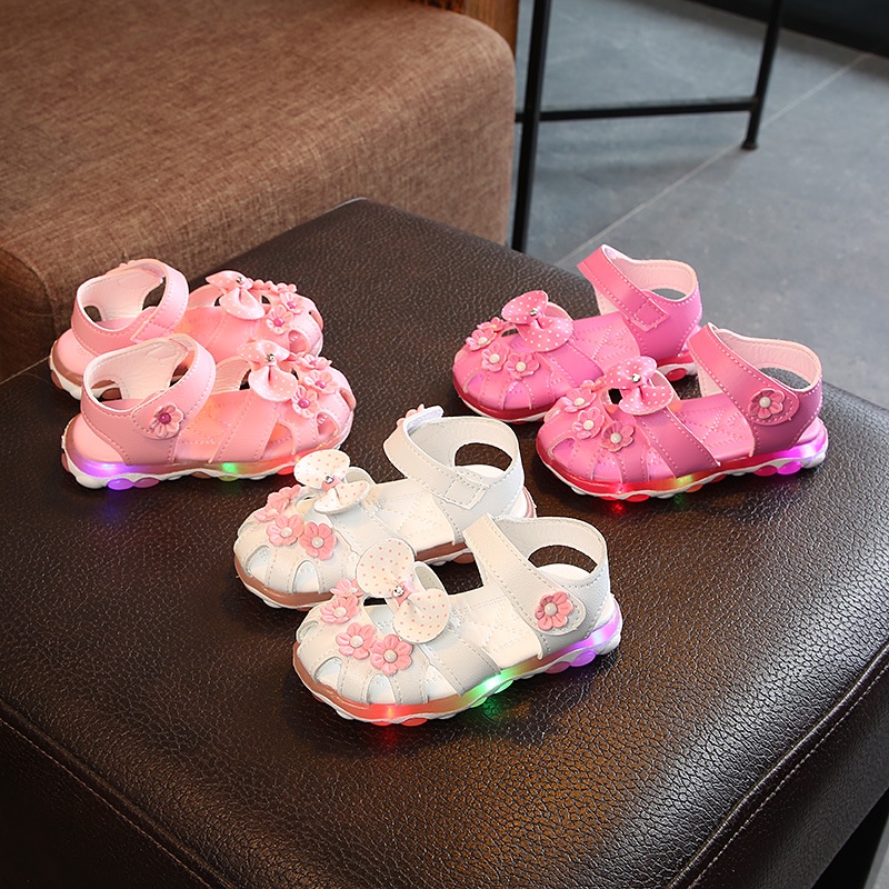 Amalia LED Sandal Anak Ukuran 21-25 Usia 1-3 Tahun