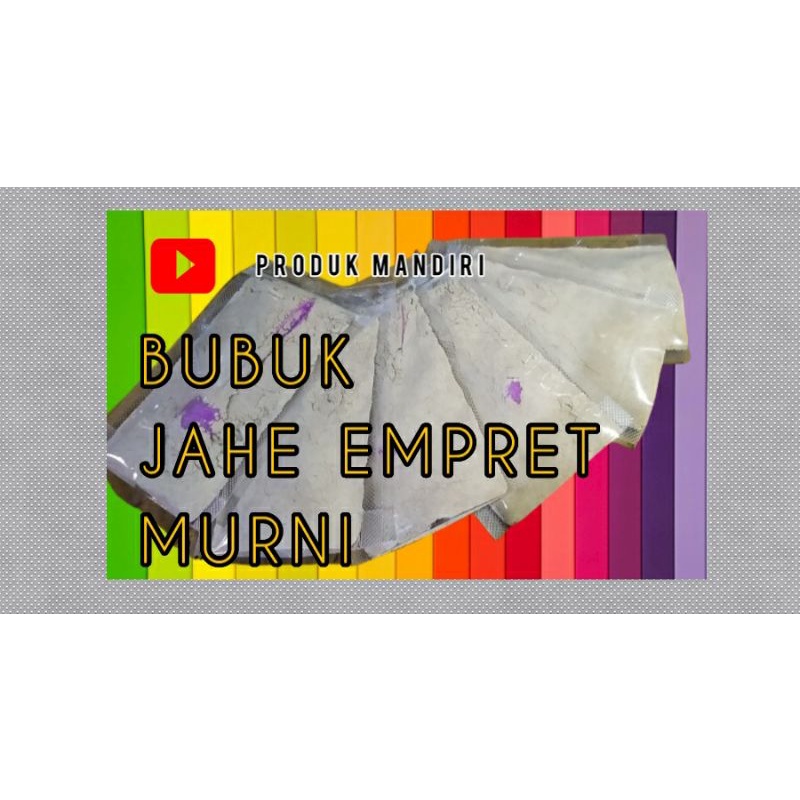 

BUBUK JAHE EMPRIT MURNI