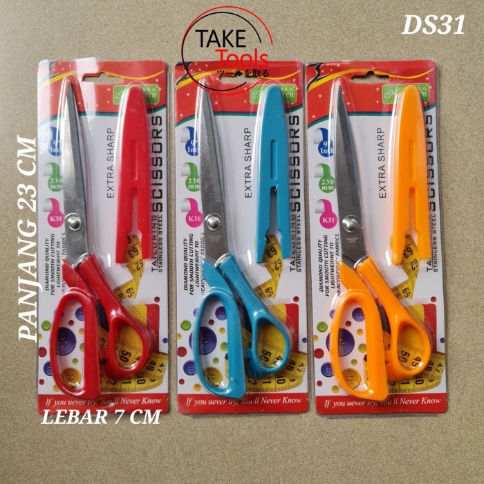 

Gaya Gunting Kain + Tutup 23 Cm Warna Limited