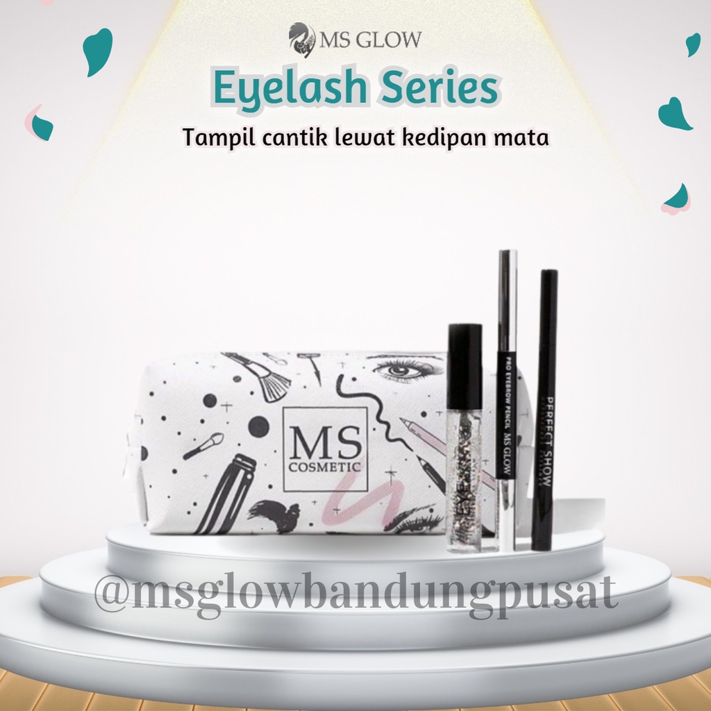 EYE SERIES EYELASH BROW SERUM BULU MATA EYELINER PENSIL ALIS MS GLOW ORIGINAL BPOM BANDUNG OFFICIAL