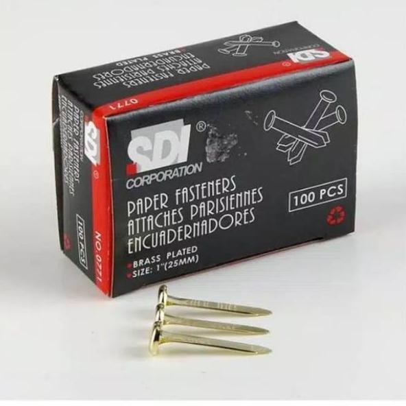 

Pusat Hemat Paku buku SDI 0771 aka Paper Fasteners isi 100pcs