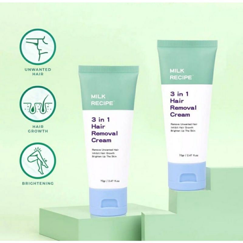 MILK RECIPE 3 IN 1 | CREAM PERONTOK BULU | CREAM PENGHILANG BULU |  HAIR REMOVAL